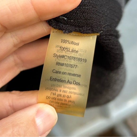 Alice + Olivia Sequin Stripe Wool Sleeveless Sweater, size approx M - Picture 7 of 7